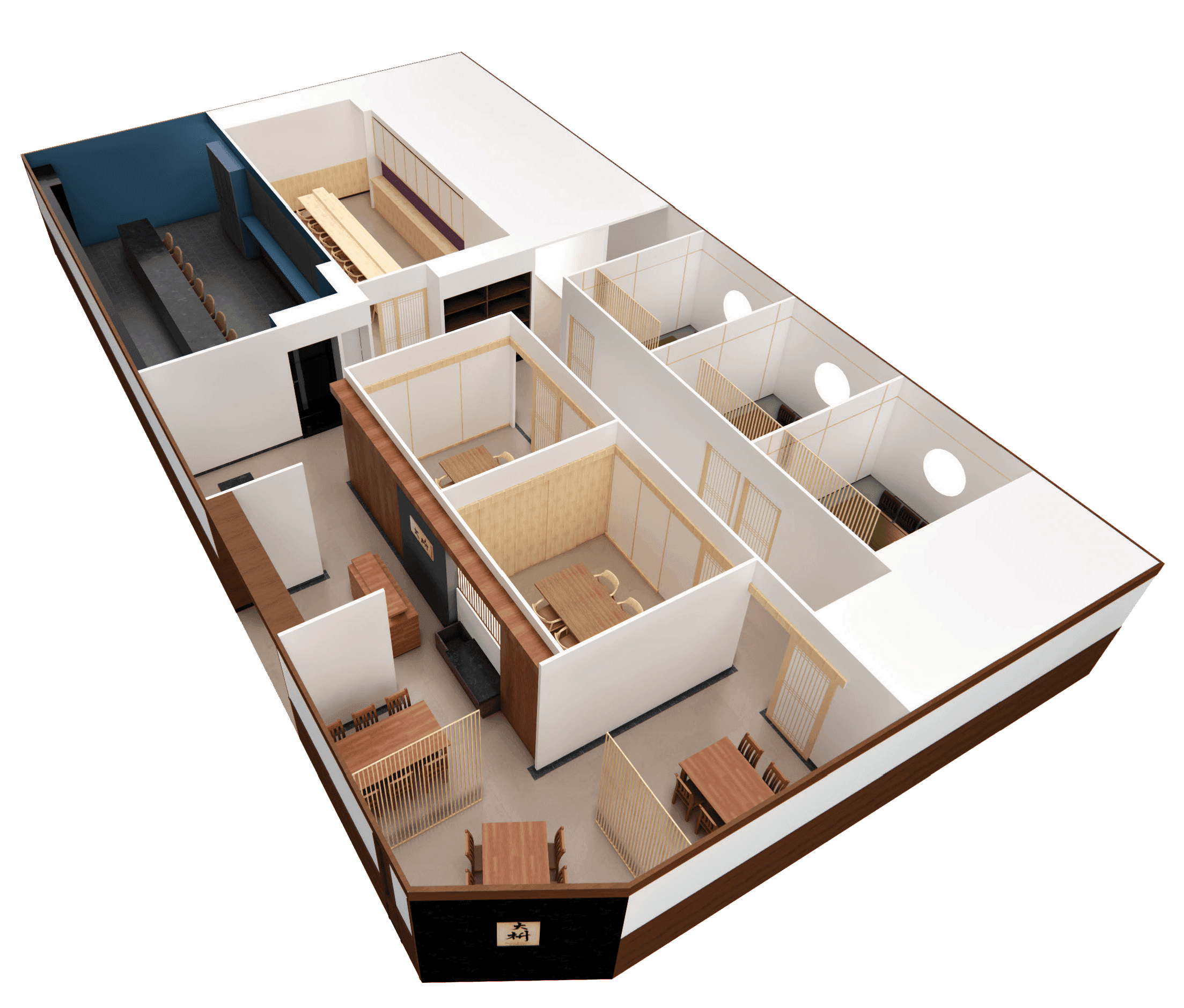 Restaurant 3D Floor Layout
